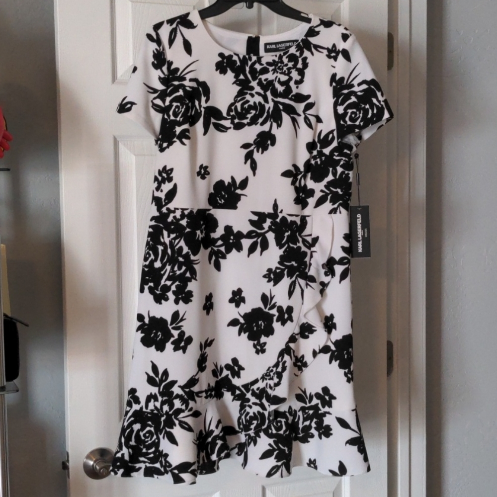 NWT Karl Lagerfeld dress size 12 - Picture 3 of 7